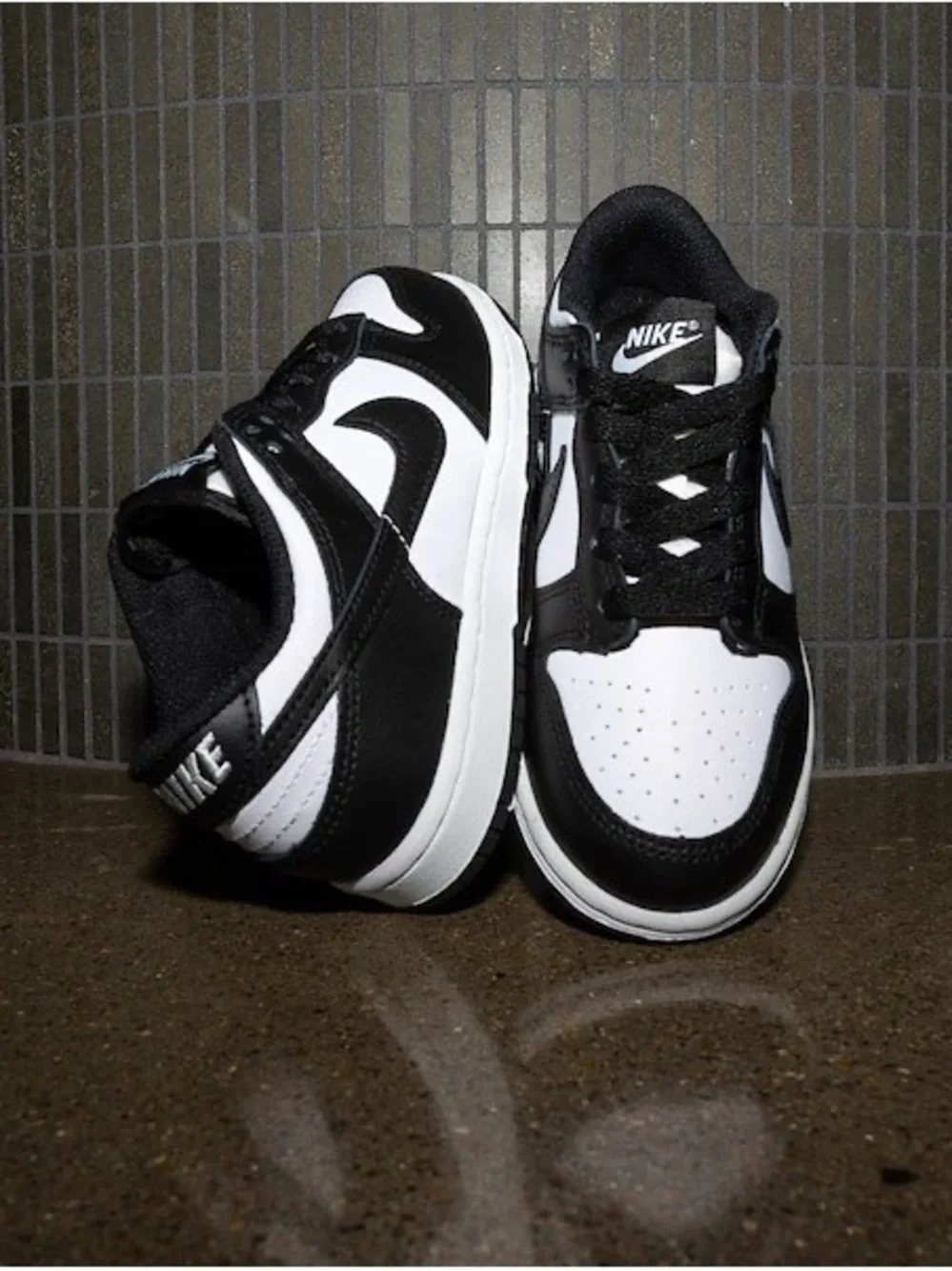 Nike Black & White Low-Top Court Sneaker